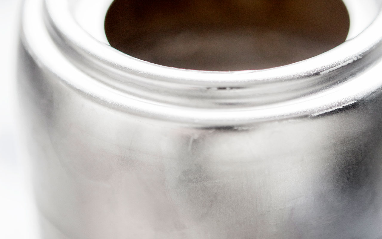 Surface of a pump component made from stainless steel by Grundfos