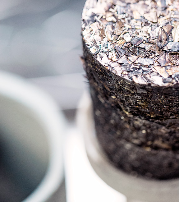 Sample of recycled steel