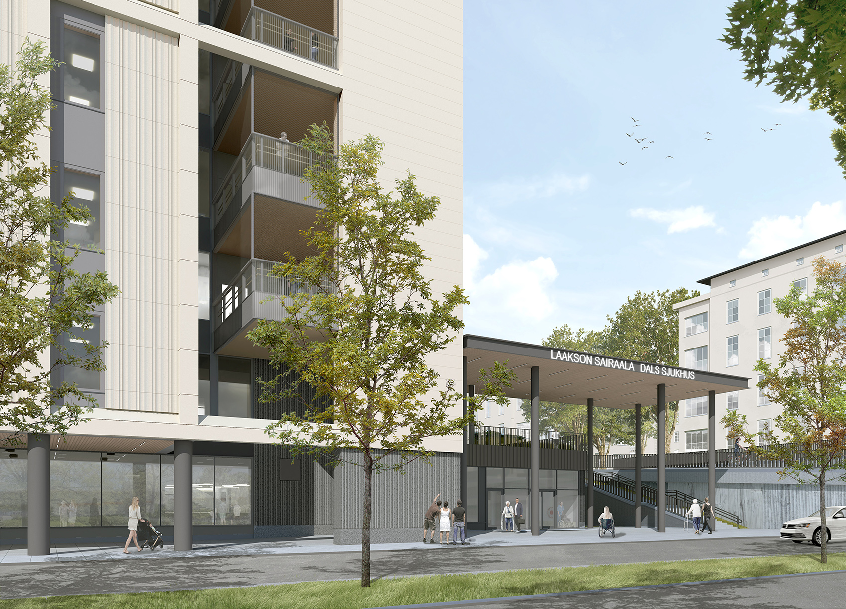 Concept image Laakso hospital