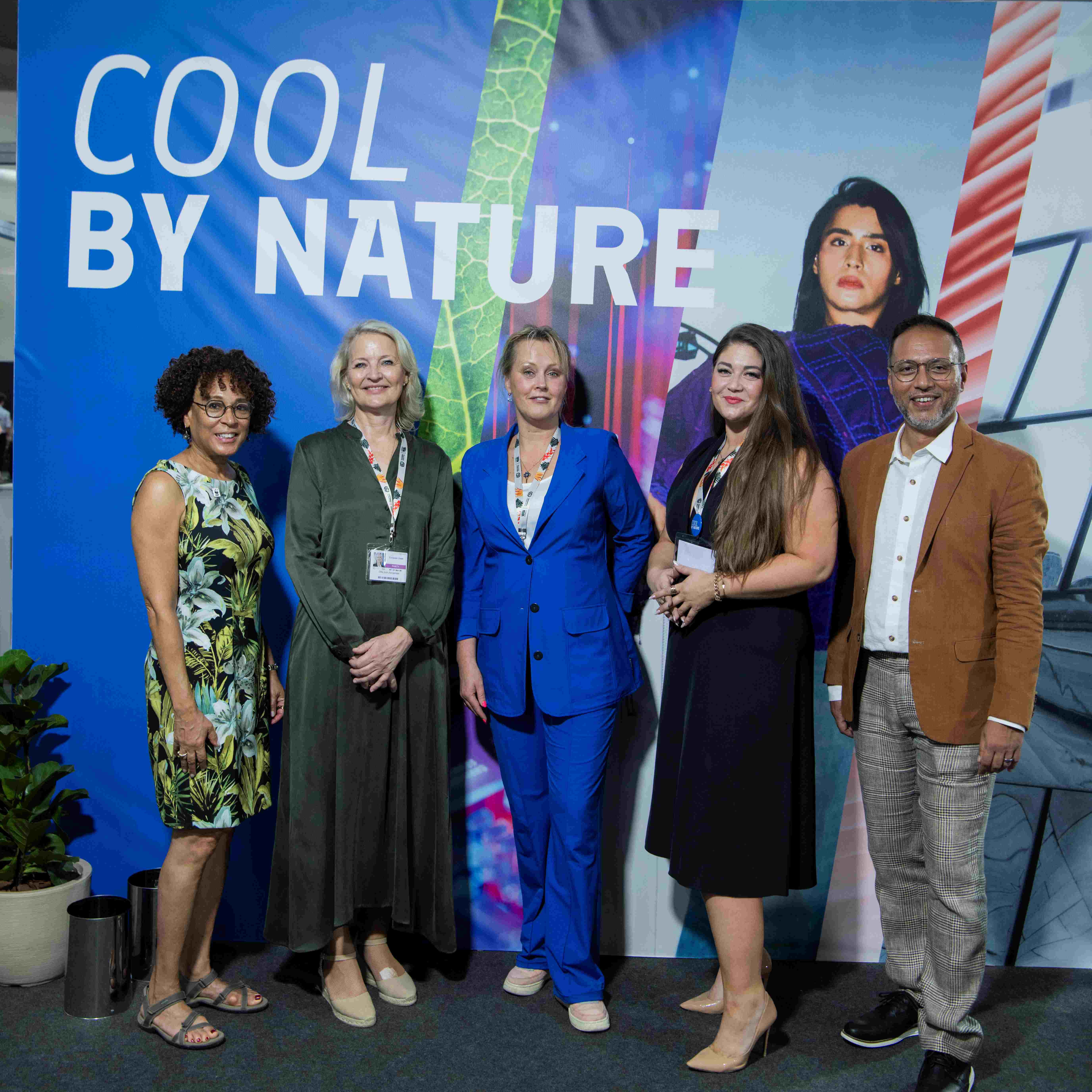 The panelists from the Critical Raw Materials panel discussion at COP30, hosted by Outokumpu