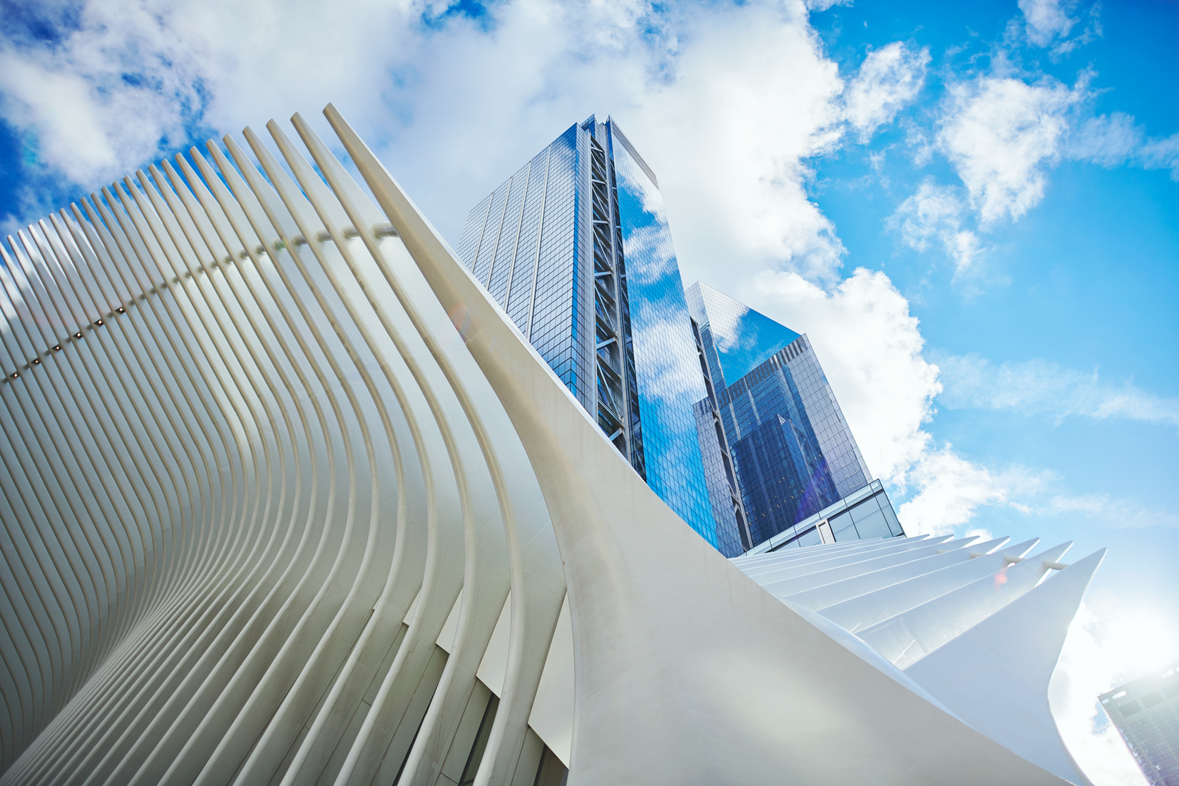 Oculus station house in New York.